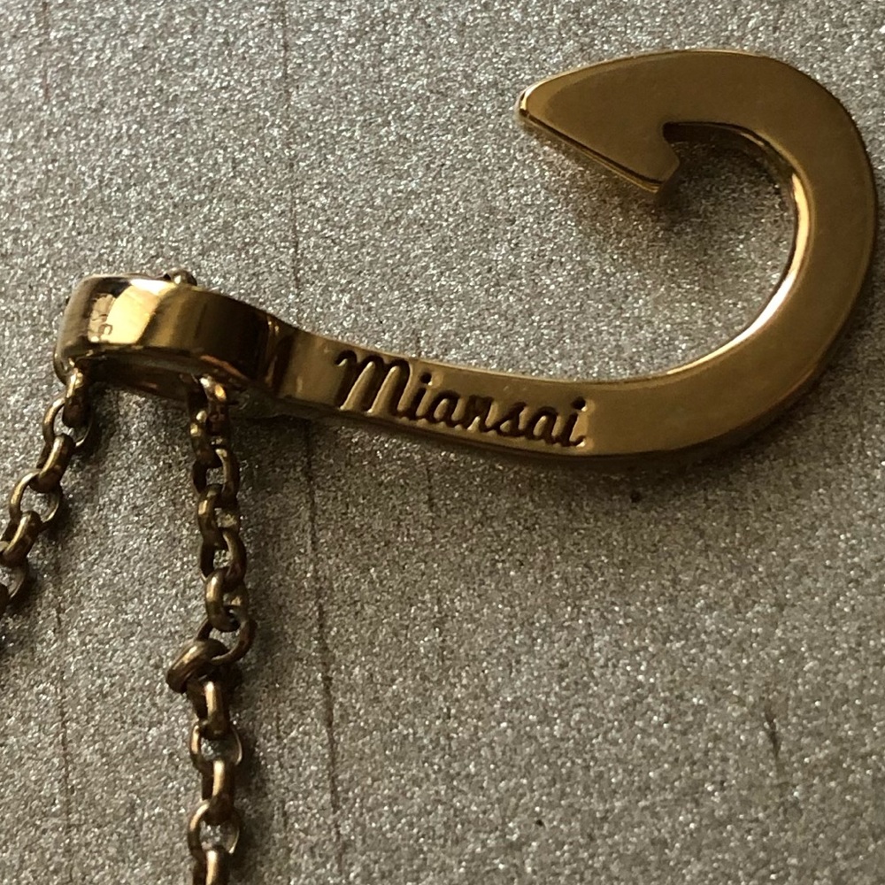 Miansai gold plated hook & chain